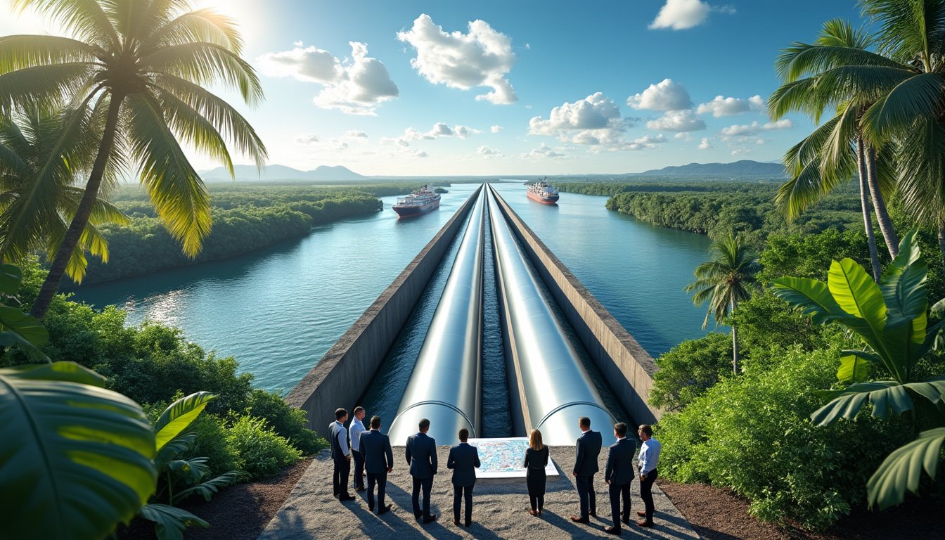 le canal de panama lance la recherche d’un partenaire stratégique pour gérer son nouveau pipeline, un projet clé visant à améliorer l’approvisionnement en eau du passage maritime.