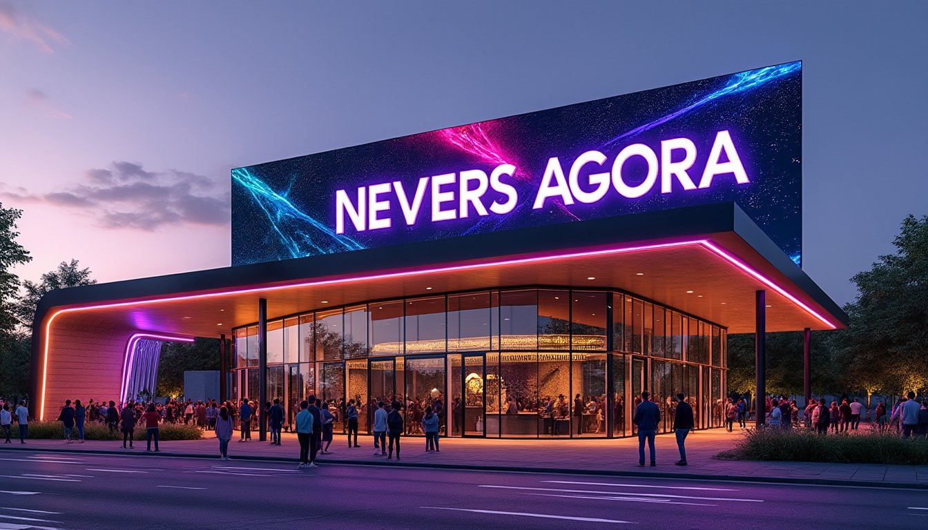 nevers pub & com dévoile une enseigne xxl spectaculaire pour la salle nevers agora, marquant un nouveau chapitre dans la visibilité et l'identité de cet espace incontournable de nevers. découvrez les détails de cette réalisation innovante !